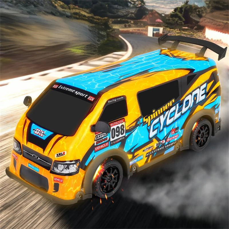 HR 2159 1/24 4WD 2.4G High-Speed Drift Truck Off-Road Model Electric Remote Control RC Car W/ Light