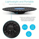 KALOAD Yoga Swing Balance Board Fitness Rehabilitation Training Pedal Sense System Training Balance Board for Home Outdoor Exercise