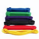 KALOAD 1PCS 15-35lbs Resistance Band Heavy Duty Latex Elastic Band Strength Exercise Auxiliary Pilates Gym Fitness Equipment Strengthening Train