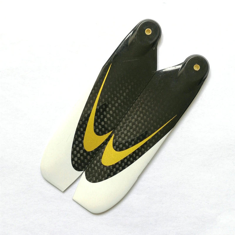 1pair 86mm Carbon Fiber Tail Blade for 550 Class RC Helicopter