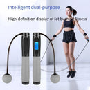 Smart Electric Counting Jump Rope Corded and Cordless 2 in 1 Design 4 Modes Accurate HD Display Calorie Record Free Adjustable Fitness Rope for Muscle Building Strength Exercise
