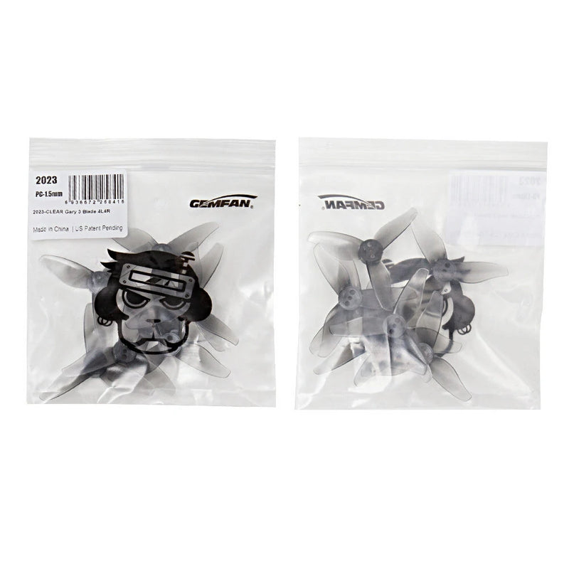 4 Pairs/8 Pairs Gemfan Hurricane 2023 2x2.3 2 Inch 3-Blade Propeller 3 Holes for 1105-1108 Motor RC Drone FPV Racing