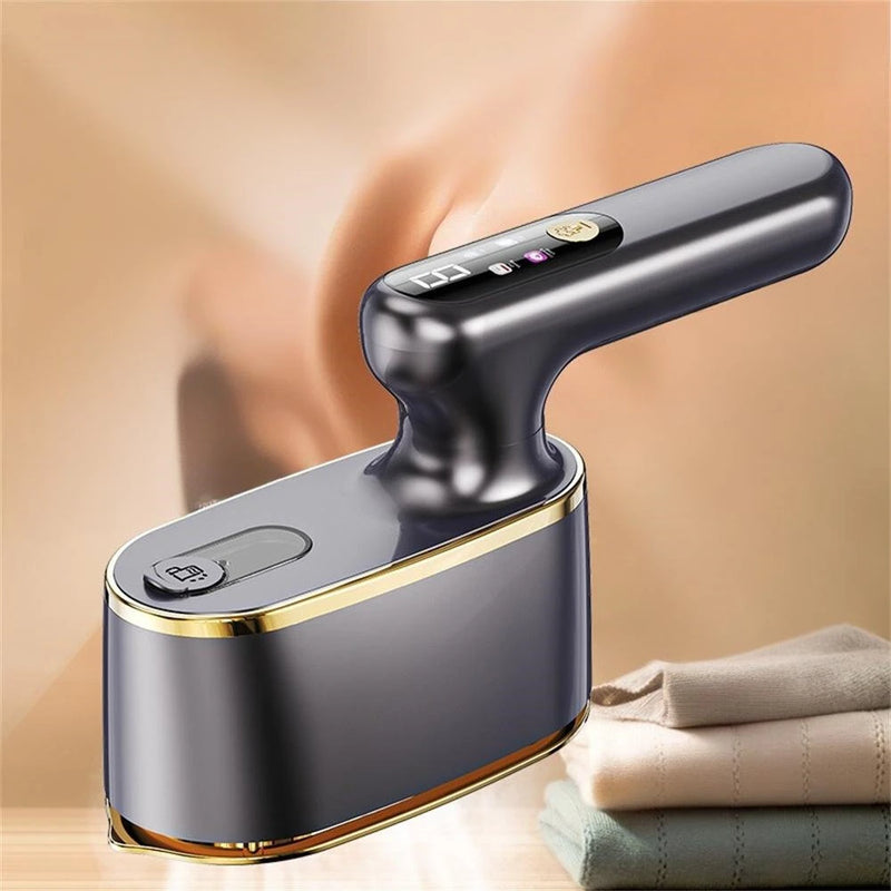 Tevorex Foldable Handheld Steamer Iron 1200W High Pressure Steam Lightweight 4-mode Adjustment LCD Display Steaming Machine For Various Fabrics Highly Effective Wrinkle Removal