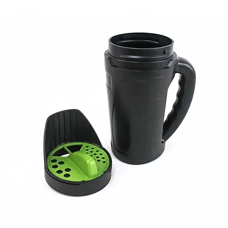 2.5L Garden Seed Spreader Multifunctional Garden Tool Adjustable Handheld Seed Dispenser Suitable for Grass Seed Fertilizer Earth Food Ice Melt