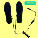 TENGOO USB Charging Heated Insoles Cuttable Washable Winter Warm Electric Feet Warmer Insoles with 3 Heating Methods for Motorcycle Cycling Skiing Hiking Supplies