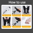 Stainless Steel Toilet Pipe Unblocker Pneumatic Household Toilet Pipe Dredger High-pressure Dredging Tool Set for Toilet Vegetable Sink Wash Basin Floor Drain