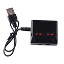 3.7v One To Four Small White Head Charger Toy Battery Quadcopter With Overcharge Protection Drone Accessories
