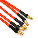 6PCS RC Motor ESC Extension Cable 10CM/25CM with 16AWG Silicone Cable 3.5mm Banana Head For RC Drone Car Toy