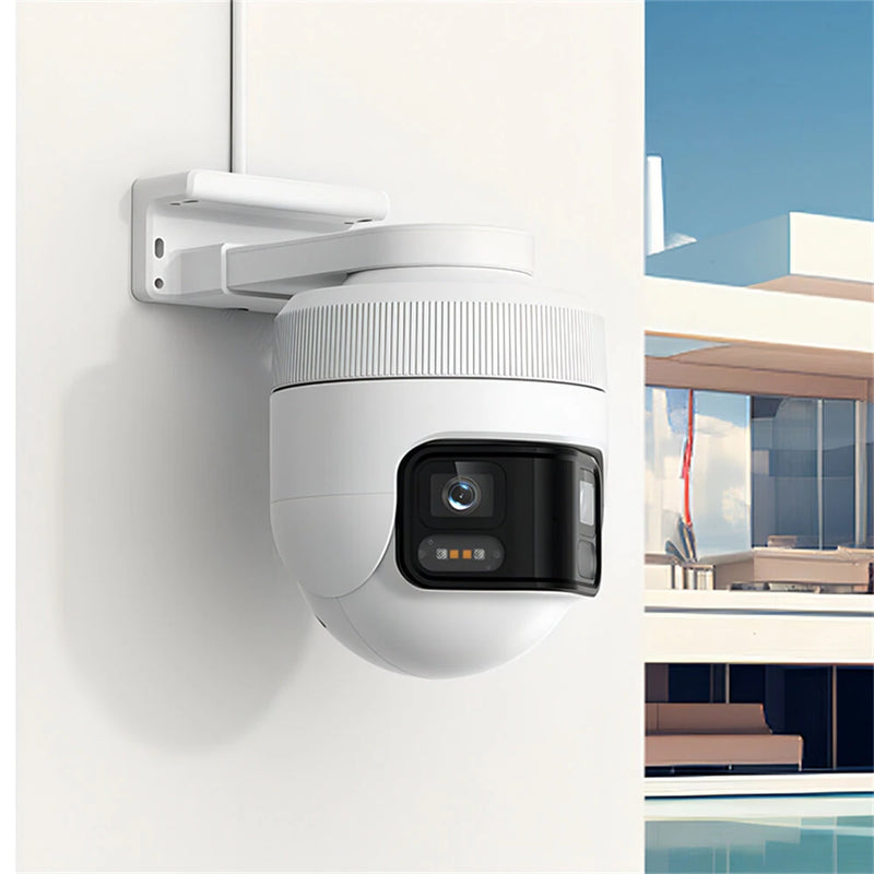 IMILAB EC6 Panorama 3.5K WIFI IP Camera 180 Rotatable AI Motion Detection Two-Way Audio WiFi 6 IP66 Waterproof Night Vision Works with Alexa Google Assistant EU Plug