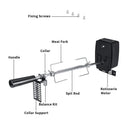 Stainless Steel Electric Barbecue Grill Barbecue Supplies Household BBQ Grill Barbecue Tool Set Automatic Barbecue Stick Outdoor Camping BBQ Barbecue Rack Kit