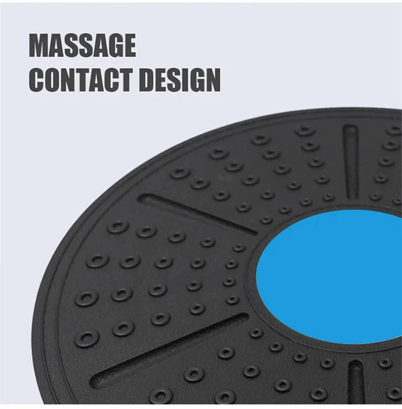 KALOAD Yoga Swing Balance Board Fitness Rehabilitation Training Pedal Sense System Training Balance Board for Home Outdoor Exercise