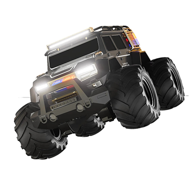 TCS33 1/14 2.4G 4WD 4CH Waterproof RC Car Amphibious Police Off-Road Vehicle Toys