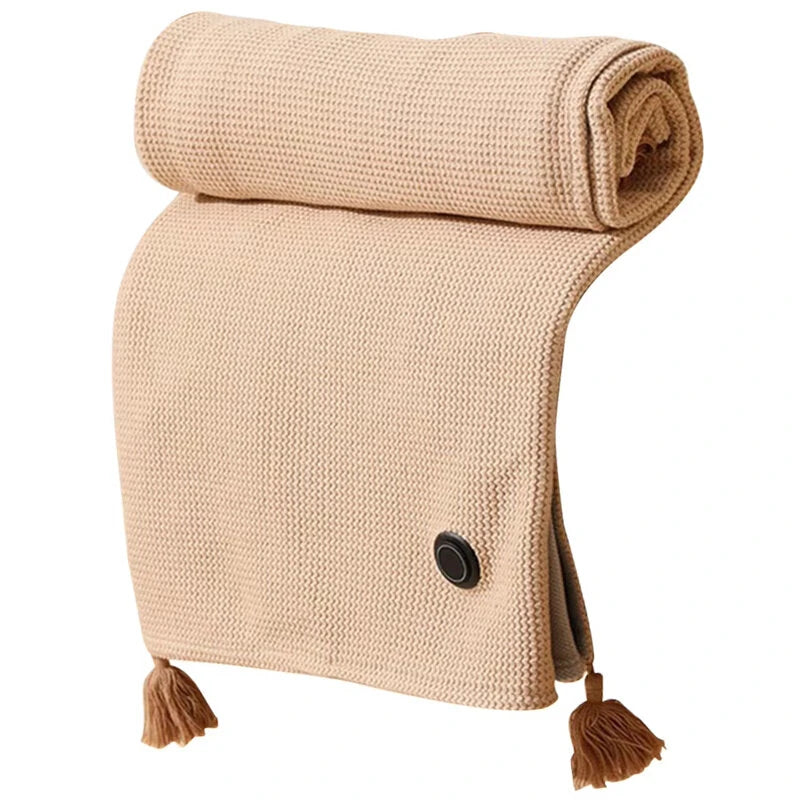 TENGOO Electric Heating Shawl USB Charging Warm Blanket Portable Outdoor Camping Thermostatic Single Quilt 150*80CM Mattress Office Sleeping Cover Nap