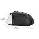 XANES 4L Bicycle Pannier Bag Multi-Purpose Wear-resistant Bike Rear Rack Bag Night Reflective Cycling Camel Bag for MTB