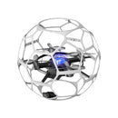 T26 Flying Football WiFi FPV with HD Camera Optical Flow Hovering Headless Mode 360 Stunt Spin Highlight LED Light Kids Gifts 2.4G 4CH 6-Axis Brushless Remote Control RC Toys Drone Quadcopter RTF