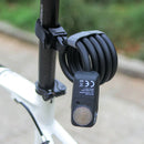 ULAC 110dB Loud Bike Lock 6 Months Battery life Steel Cable Anti-Theft Bike Lock for Road Bike