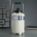 IPRee Insulated Ice Jug 2L Large Double Vacuum Ice Storage Jug With Handle Cool Drinking Bucket Lightweight Beverage Storage Container