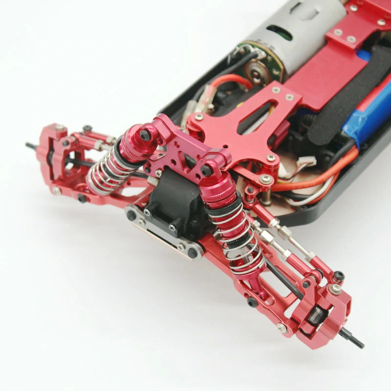 Wltoys 1/14 144001 144010 124019 Upgrade Metal Upgrade Parts With Shock Adapter Set RC Car Parts