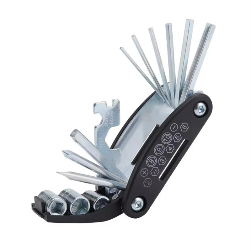 XANES 16 in 1 Portable Multifunctional Bike Screwdriver Repair Tool Kit for Outdoor Bicycle Cycling Repair Tool
