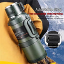 2.5L Vacuum Thermos Water Bottle 316 Stainless Steel Large Capacity Keep Warm Outdoor Travel Hiking Camping Traveling