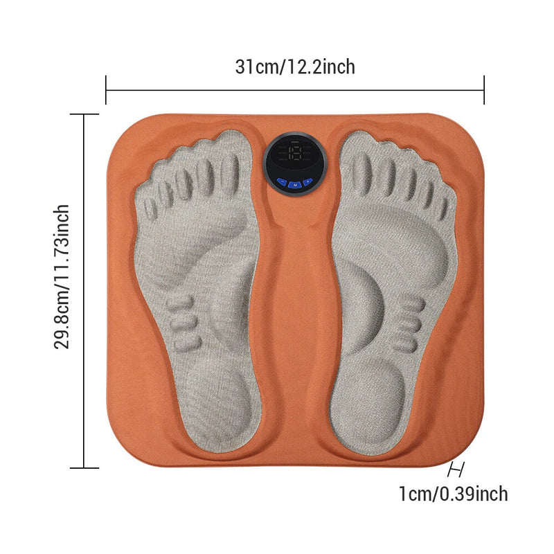 6 Mode 3D Electric Foot Massager Foot Pad 15 Speed Micro Current Pulse Calf  Foot Massager Micro Current Foot Massage Pad