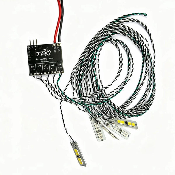 77RC Strobe Light LED Controllable Night Flight Lights Navigation Lamp System for RC Airplane Fixed Wings Model