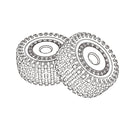 MJX M162 Orignal RC Car Wheel Tire 16300M2 16300C Parts