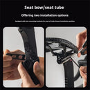 OFFBONDAGE ATS-Q6 Smart Auto Brake Sensing Bicycle Taillight 13 Light Modes Type-C Rechargeable Waterproof Bike Rear Light for MTB Road Night Riding Safety