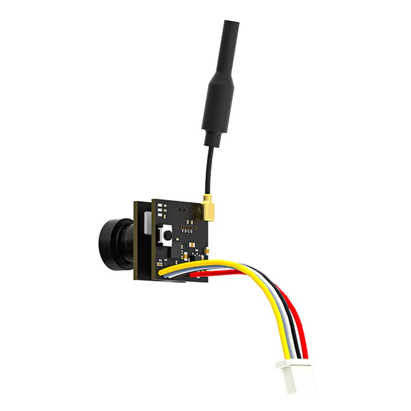 iFlight Borg FPV Camera & VTX Combo - 5.8G 25mW/100mW/150mW Adjustable Power, 1/4" CMOS 600TVL Low-Latency FPV Cam, IRC Tramp Smart VTX, Plug-and-Play All-in-One for Racing Drones