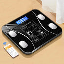 KALOAD USB+Solar Powered Body Fat Scale BMI Scales Smart Wireless Digital Bathroom Weight Scale Body Composition Analyzer