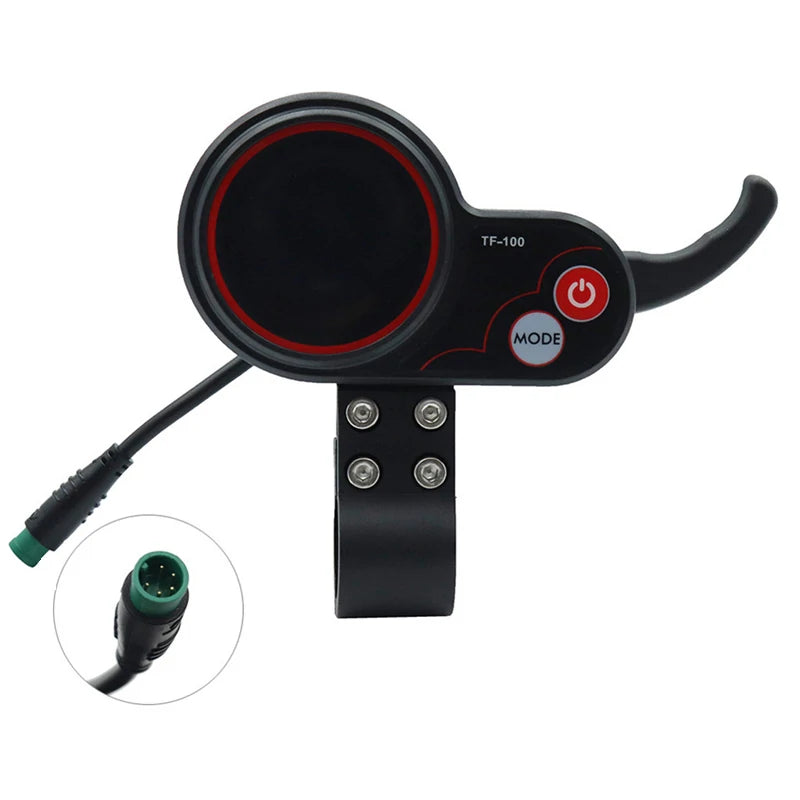 TF-100 36V-60V 5 Pin LCD Electric Scooter Universal Display For YUNLI JINGBO Controller LAOTIE TI30 ES19 ANGWATT T1 C1 F1 BOYUEDA KUGOO KUKIRIN DUOTTS TF100