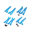 8pcs Upgrade Parts For MJX H16 16207 16208 16209 16210 Metal Front and Rear Upper Lower Suspension Arm Set 1/16 RC Car