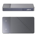 JEYI i9 Dual Bay M.2 NVMe Sata SSD Enclosure USB3.2 Gen 2 10Gbps Aluminum Case for M.2 PCIe 2280/60/42/30 SSD Support UASP Trim