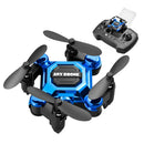 K04 MINI WiFi FPV with HD Camera Integrated Storage Altitude Hold Mode Grid Full Protection Child Gift LED Light Pocket RC Toys Drone Quadcopter RTF