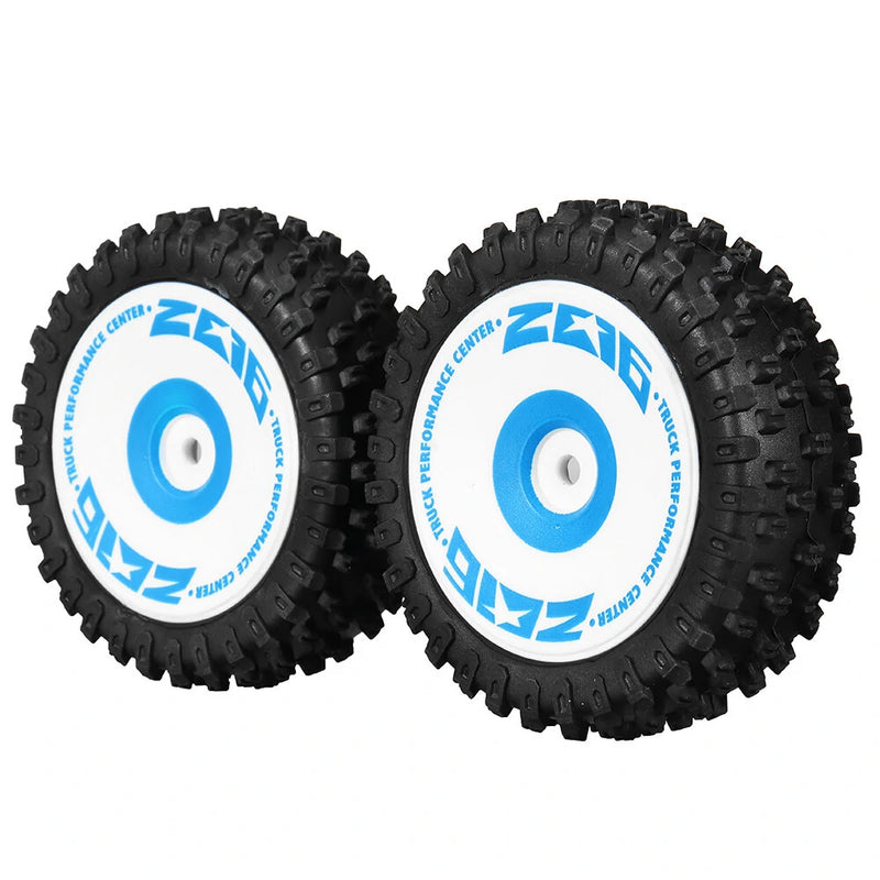 2PCS Wltoys 124017 Brushless 1/12 RC Car Spare Front/Rear Tires 2017 2018 Vehicles Model Parts