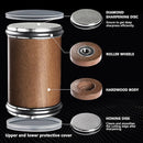 Newly Knife Sharpener Rolling Magnetic Knife Sharpener Kit Roller Edge Countertop Rolling Knife Sharpener Tool Two Sharpening Angles of 15 and 20 for Any Hardness Steel Makes Knife Sharpening