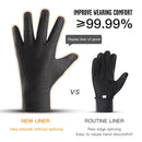 XANES 3M Thick Winter Cycling Gloves for Men Women Waterproof Touchscreen Fleece Warm Motorcycle Gloves for Outdoor Sports