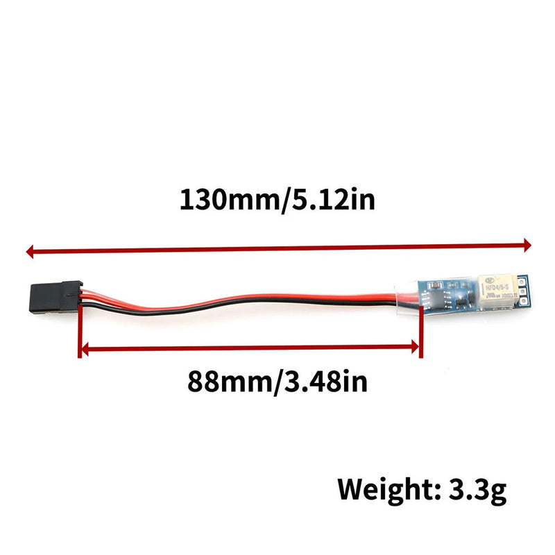 DC 5V PWM Signal Controller Remote Control Mini Relay Model Switch Universal Electronic Switch for FPV RC Drone Airplane Model Accessories DIY