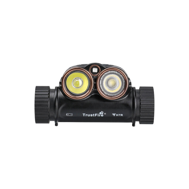 Trustfire H7R 2000 Lumen Red White 4000K CRI95 Head LED Headlamp Work Light USB Rechargeable with Spotlight Floodlight LED Headlight