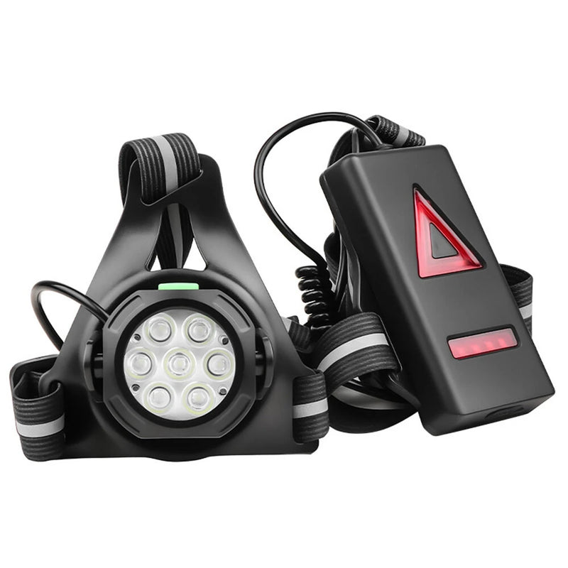 Night Running Lights for Runners LED Chest Lamps with Reflective Vest Gear and Rechargeable Battery Charging Lights