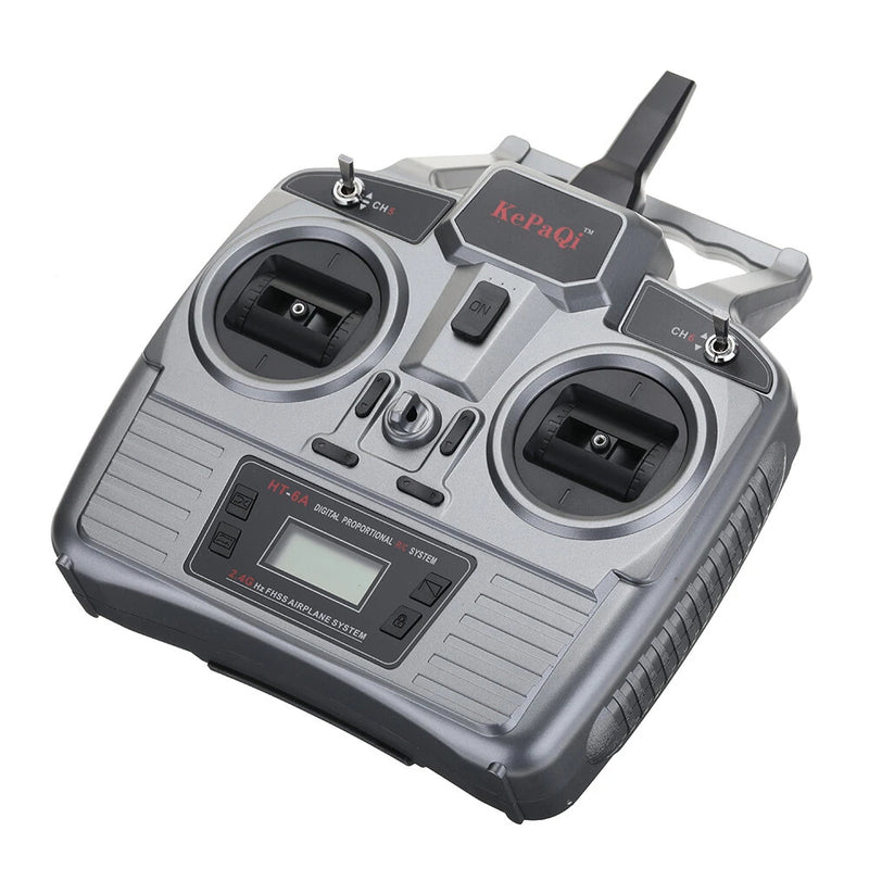 KPQRC HT-6A 2.4Ghz 6CH PWM FHSS Transmitter Remote Control with F-06A Receiver For RC Aircraft Car Boat Tank