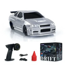 JIABAILE 4301/02/03/04 RTR 1/43 2.4G 4WD Drift RC Car Mini Race LED Light Optional Gyro Radio Control High-Speed Motor On-Road Racing Vehicle Model Boys Gifts Outdoor Toys
