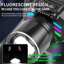 IPRee Dual Light Source Zoomable LED Headlight with Sensing Control Function Long-Range LED Headlamp Outdoor Long Endurance Strong Head Light Searchlight