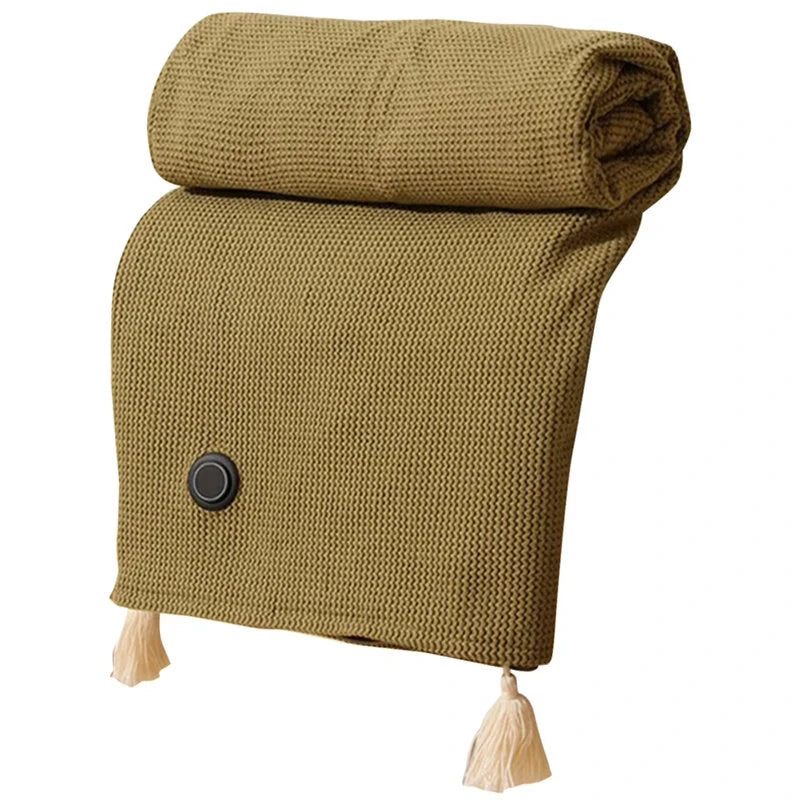 TENGOO Electric Heating Shawl USB Charging Warm Blanket Portable Outdoor Camping Thermostatic Single Quilt 150*80CM Mattress Office Sleeping Cover Nap