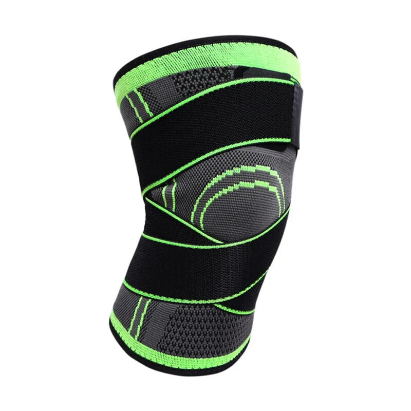 AOLIKES Professional Sports Knee Support Nylon Elastic Breathable Soft Bandage Knee Brace for Basketball Tennis Cycling