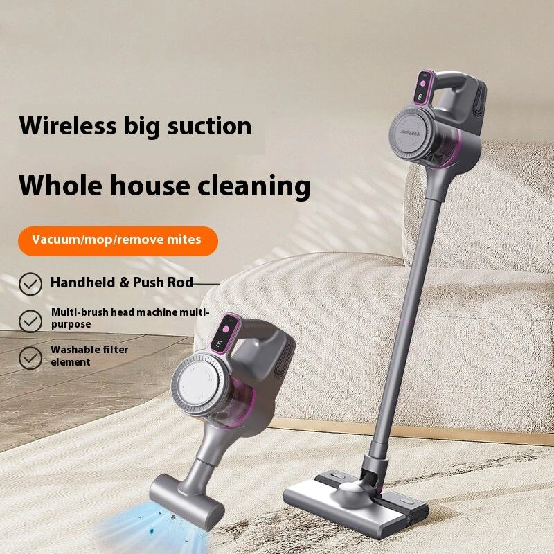 100W 15000Pa Portable Handheld Vacuum Cleaner Type-C Charging Wet and Dry Function Powerful Multi-Surface Cleaning Versatile Modes
