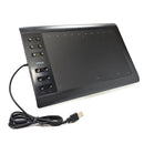 10x6 Inch Professional Graphics Drawing Tablet 12 Express Keys with for Mac Windows for Painting Designing Online Course