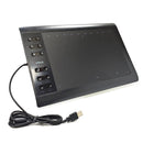 10x6 Inch Professional Graphics Drawing Tablet 12 Express Keys with for Mac Windows for Painting Designing Online Course