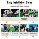 BIKIGHT 8 LED Bike Headlight 900Lm Brightness Dual Distance Beams 4000mAh Battery USB Rechargeable IPX6 Waterproof Rotatable Flashlight for Cycling Camping Fishing