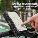 ROCKBROS B17-7 6.2'' Portable Touch Screen Phone Holder Bicycle Bag 360 Adjustable Waterproof Bike Front Frame Bag